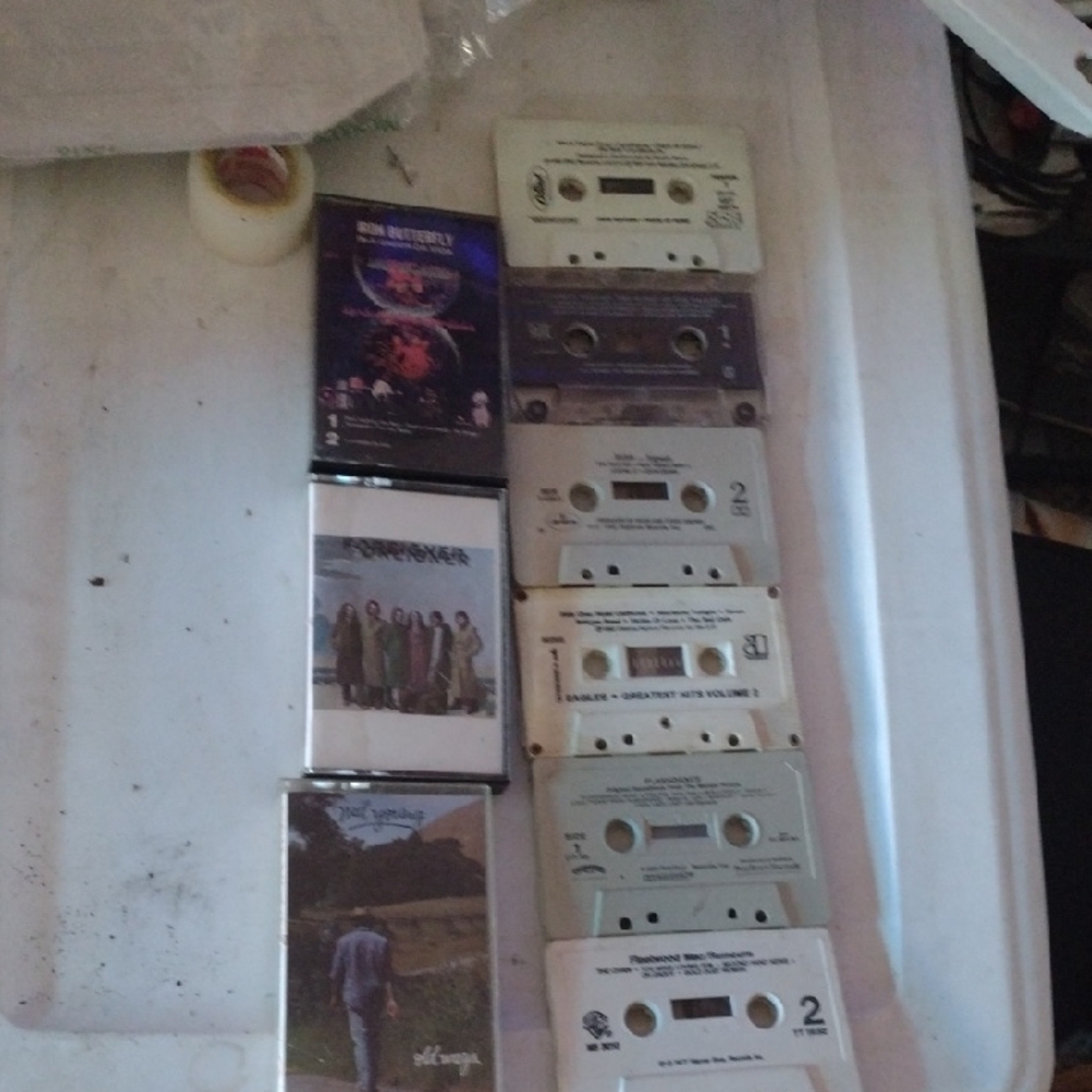 70's&80's Rock Cassette Tape Collection